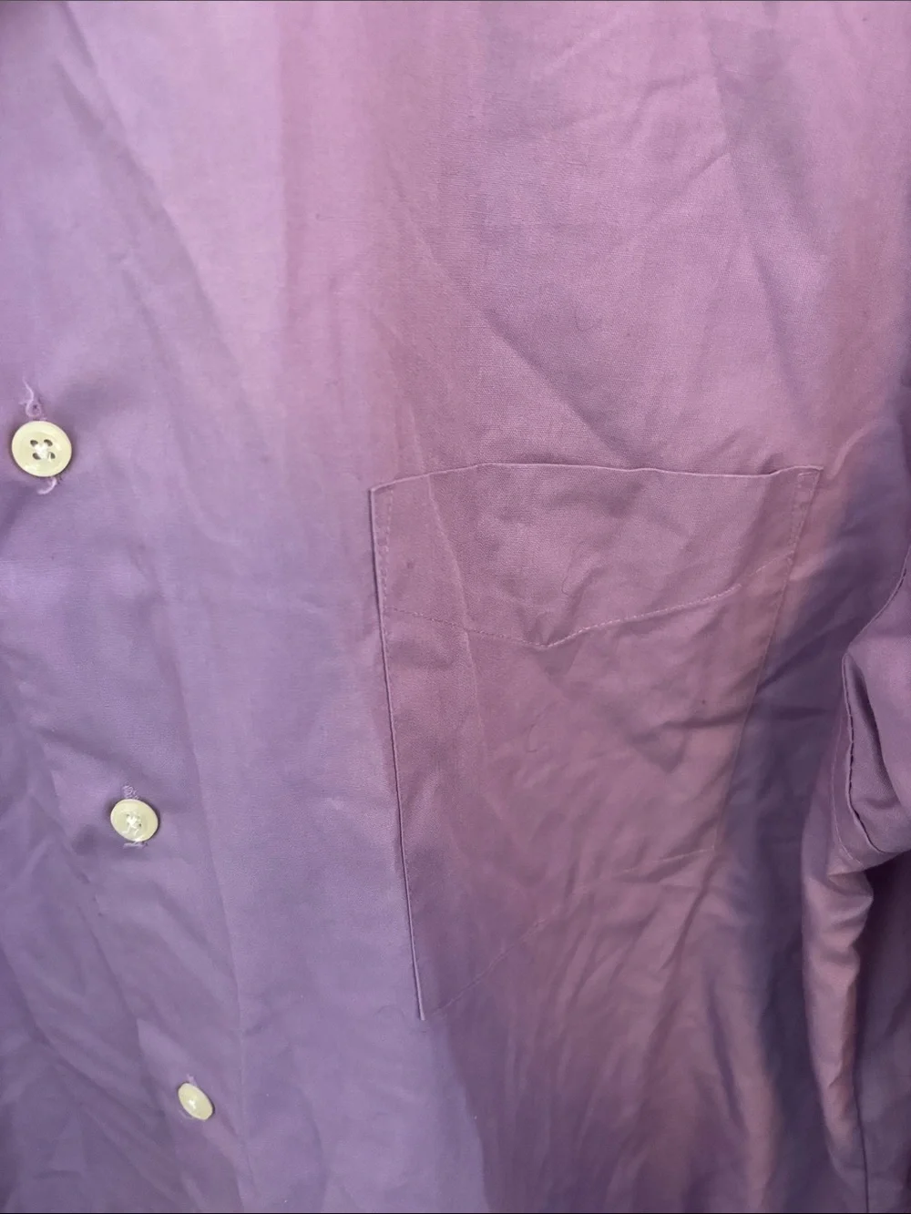 Van Heusen Men’s Purple Button-Up Dress Shirt